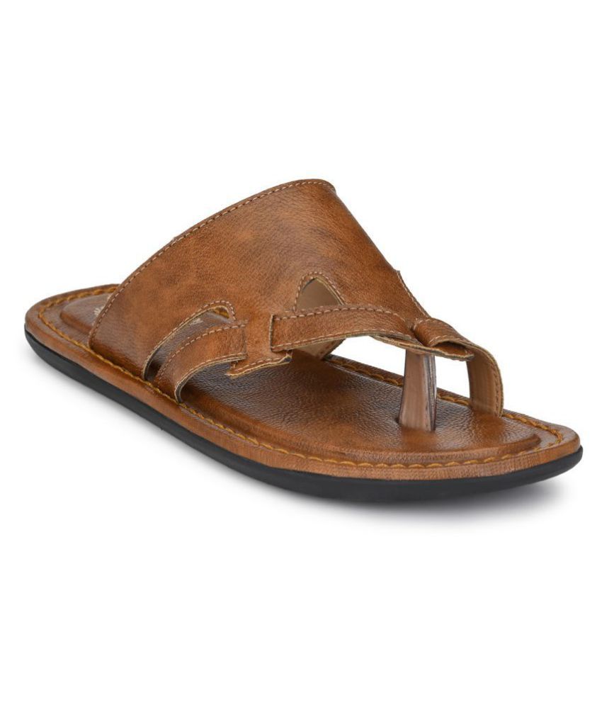 Prolific Tan Synthetic Leather Sandals Price in India- Buy Prolific Tan Synthetic Leather 