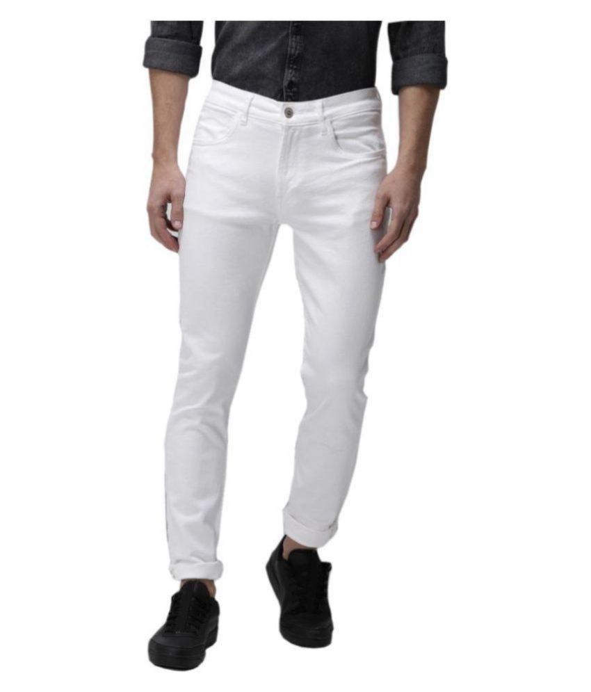    			x20 White Skinny Jeans