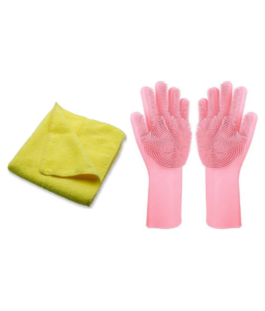 cloth cleaning gloves