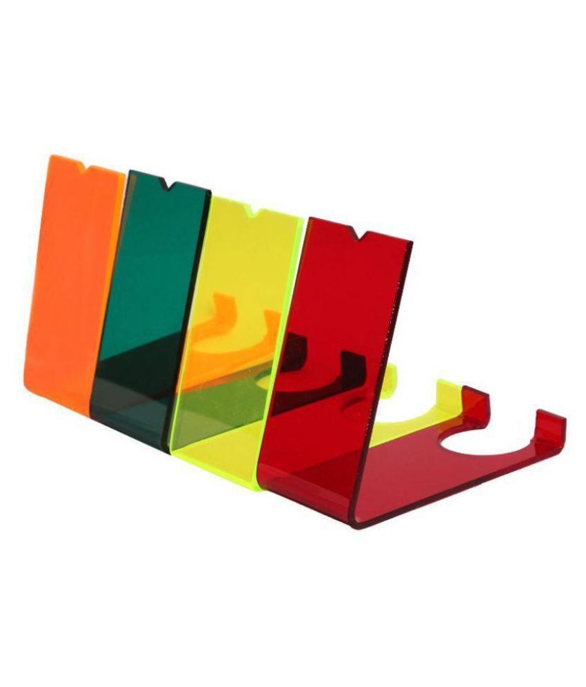     			Rasper Multicolour Acrylic Shoe Display Stand (Pack Of 12 PCS)