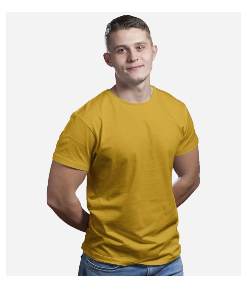 teekoof-100-percent-cotton-mustard-solids-t-shirt-buy-teekoof-100