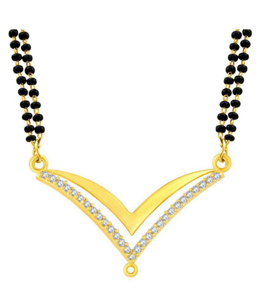 v shape mangalsutra design