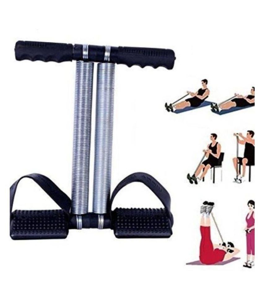Abs Exercise Fitness Equipment Combo Tummy Trimmer Double Spring