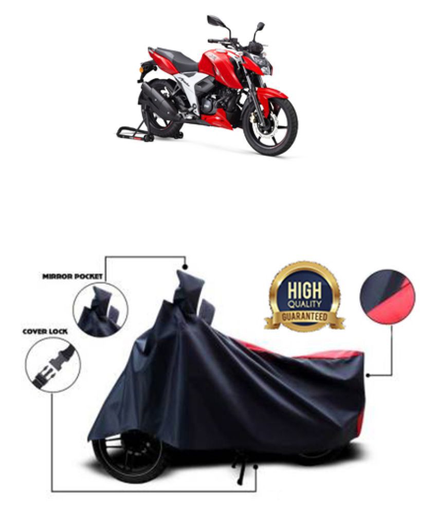 Motohunk Two Wheeler Cover For Tvs Apache Rtr 160 Bs6 Red Black Buy Motohunk Two Wheeler Cover For Tvs Apache Rtr 160 Bs6 Red Black Online At Low Price In India On Snapdeal