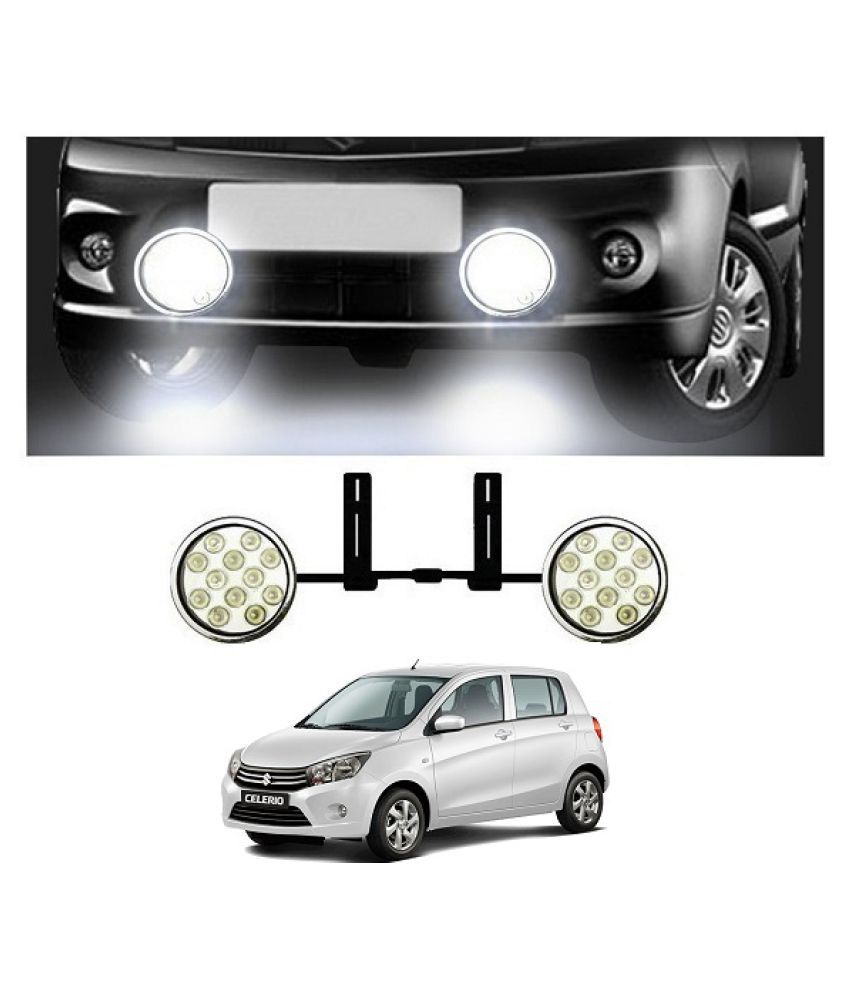 After Cars 12 LED Light Fog Lamp (Set of2) For Car Maruti Suzuki