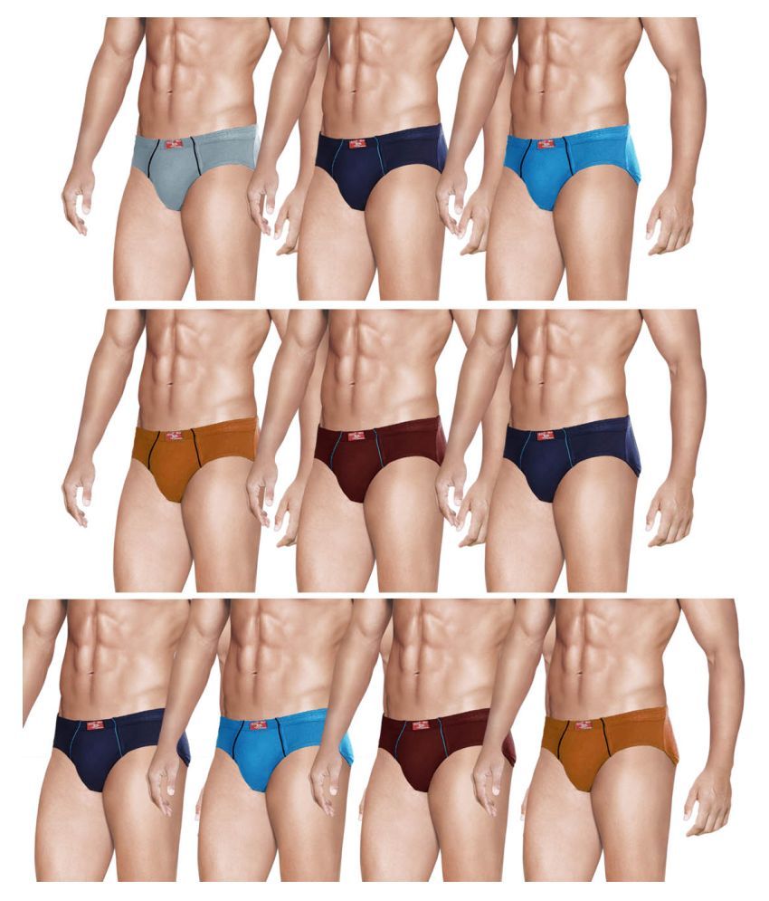     			Euro Multi Brief Pack of 10