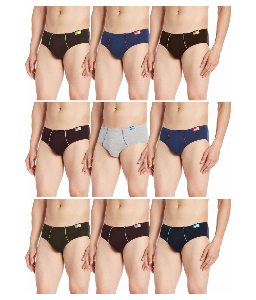     			Euro Multi Brief Pack of 9