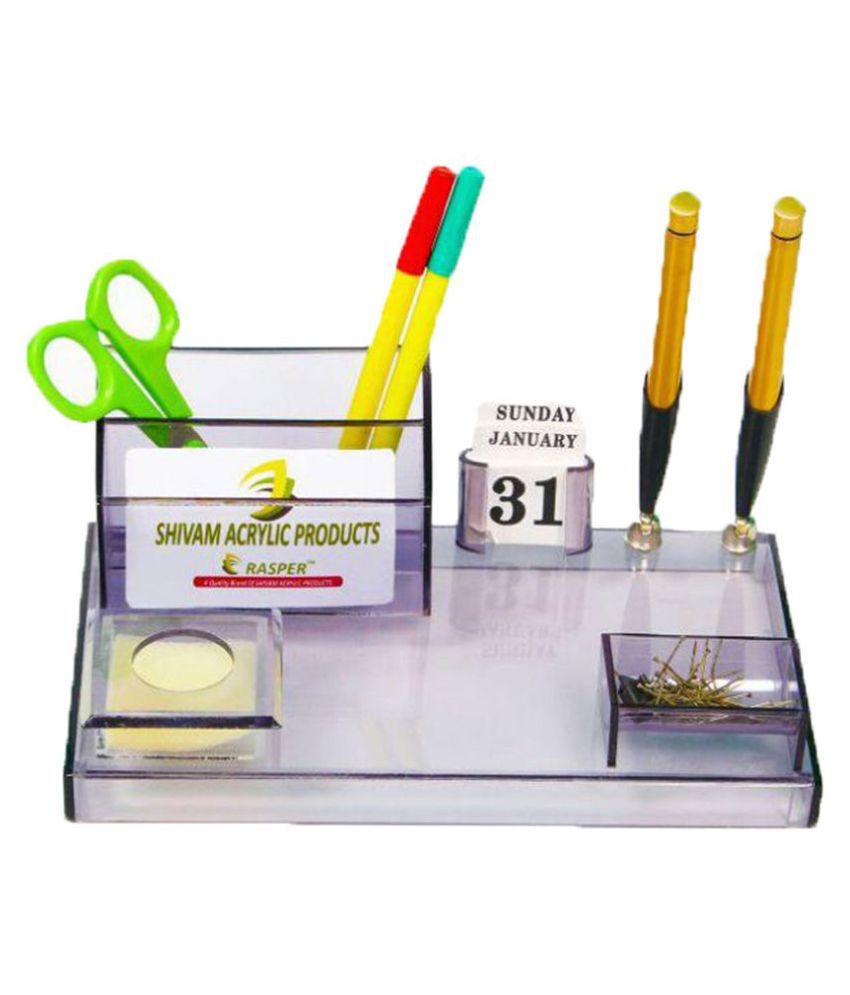     			Rasper Office Pen Stand With Visiting Card Holder Stand