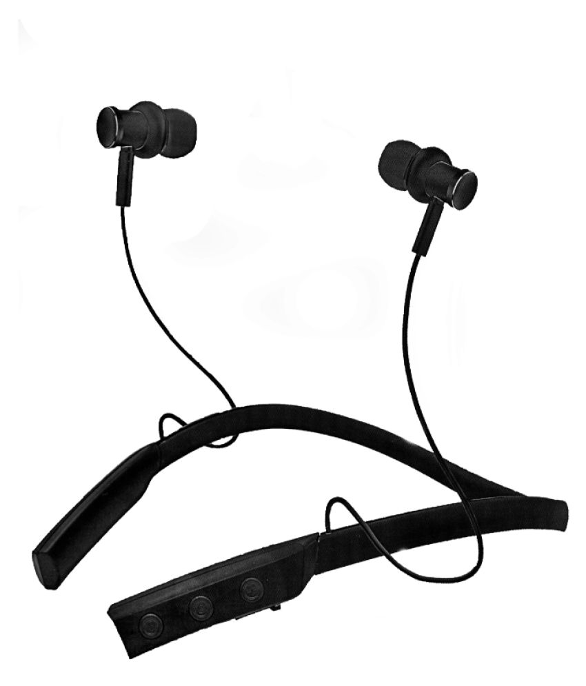 Jnix JBT_12 Wireless Headset Neckband Wireless With Mic Headphones ...