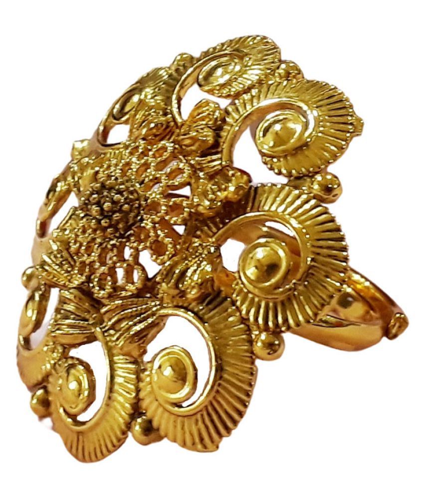 artificial gold ring buy online