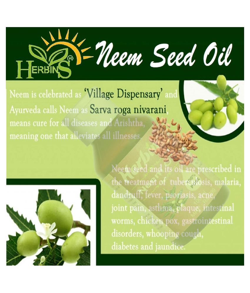 Herbins Neem Essential Oil 100 mL Buy Herbins Neem Essential Oil 100