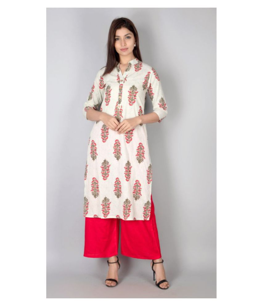Vbuyz  Multicolor Rayon Womens Straight Kurti  Buy Vbuyz  Multicolor  Rayon Womens Straight Kurti Online at Best Prices in India on Snapdeal