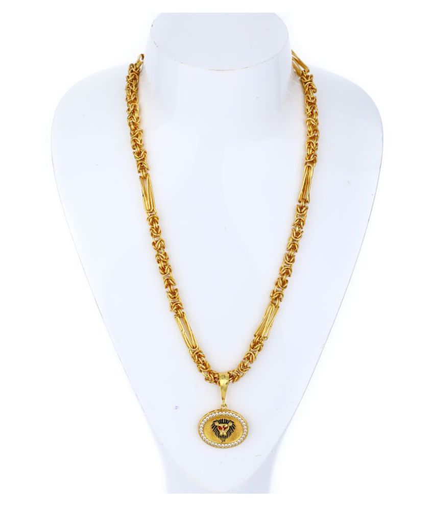 DIPALI LION Pendant/Locket With Gold 