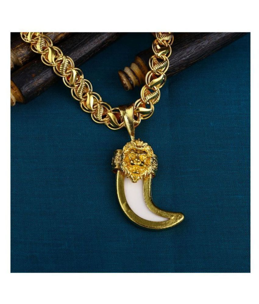Men Gold Plated Chain PENDANT for Men 