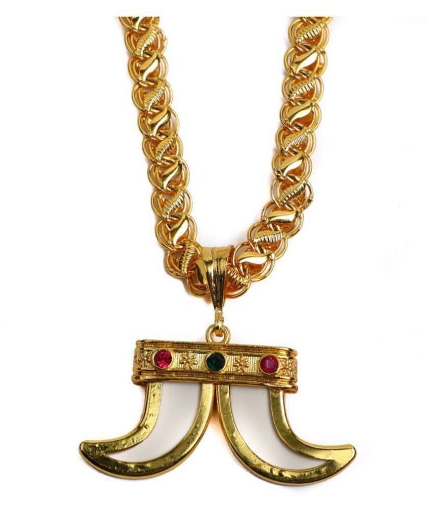 DIPALI Stainless Steel Pendant Chain Gold Plated, Necklace