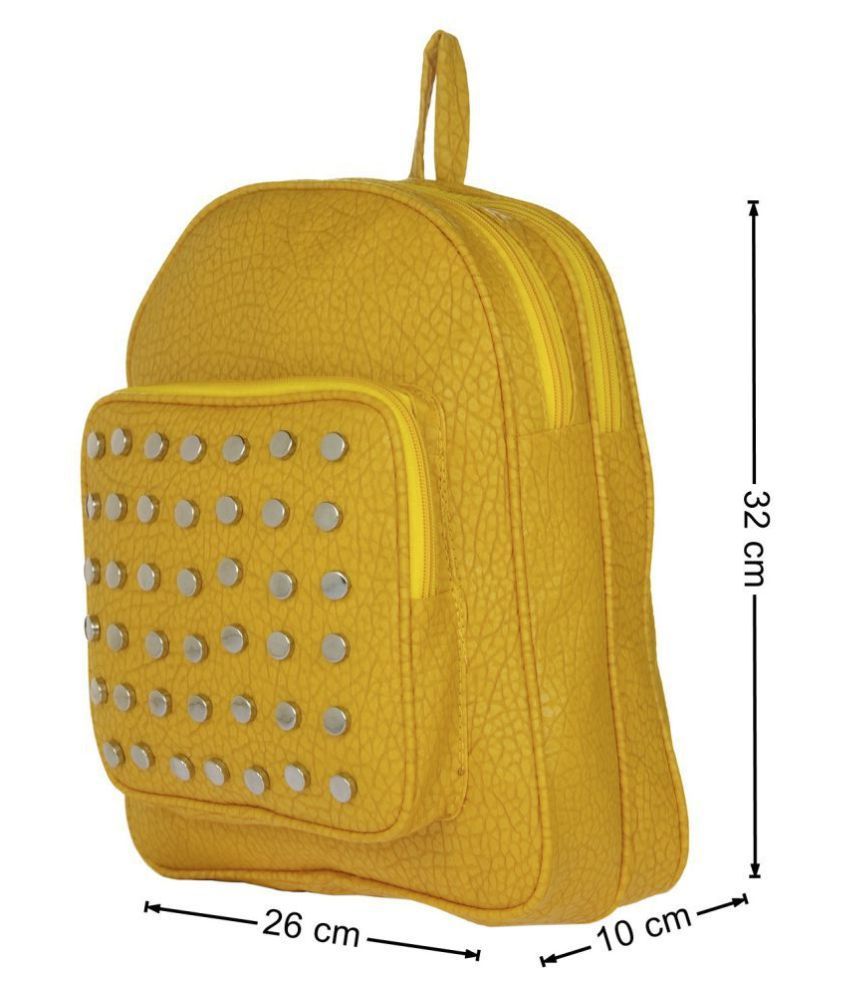 Yellow Backpack Buy Yellow Backpack Online at Low