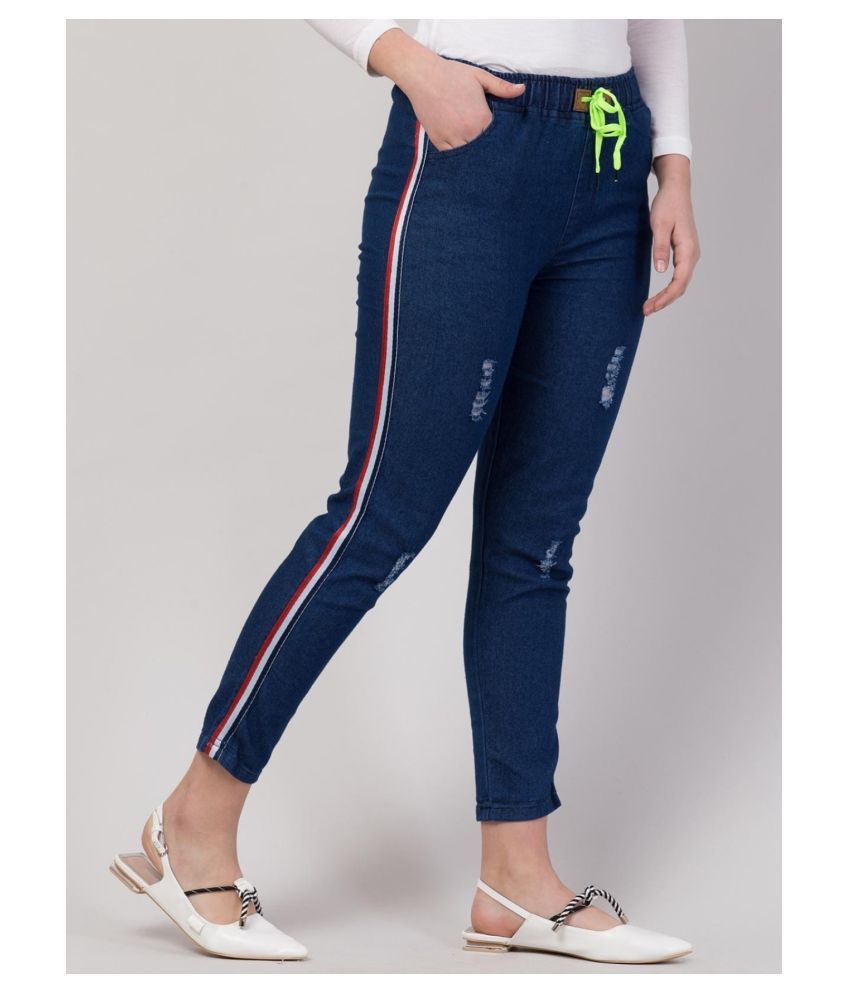 Kyla's Exclusive Denim Lycra Jeans - Blue