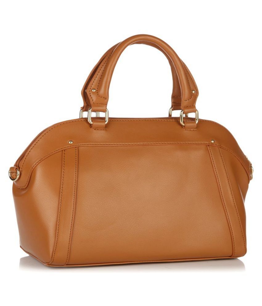 Addons Brown Faux Leather Shoulder Bag Buy Addons Brown Faux Leather