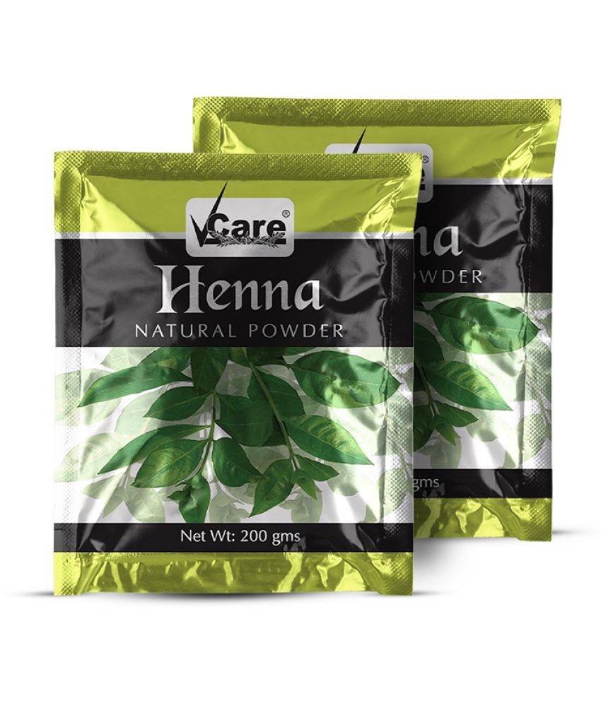     			VCare Henna Natural Powder for Hair 200g Each (Pack of 2) Natural Henna Hair Colour for Women & Men