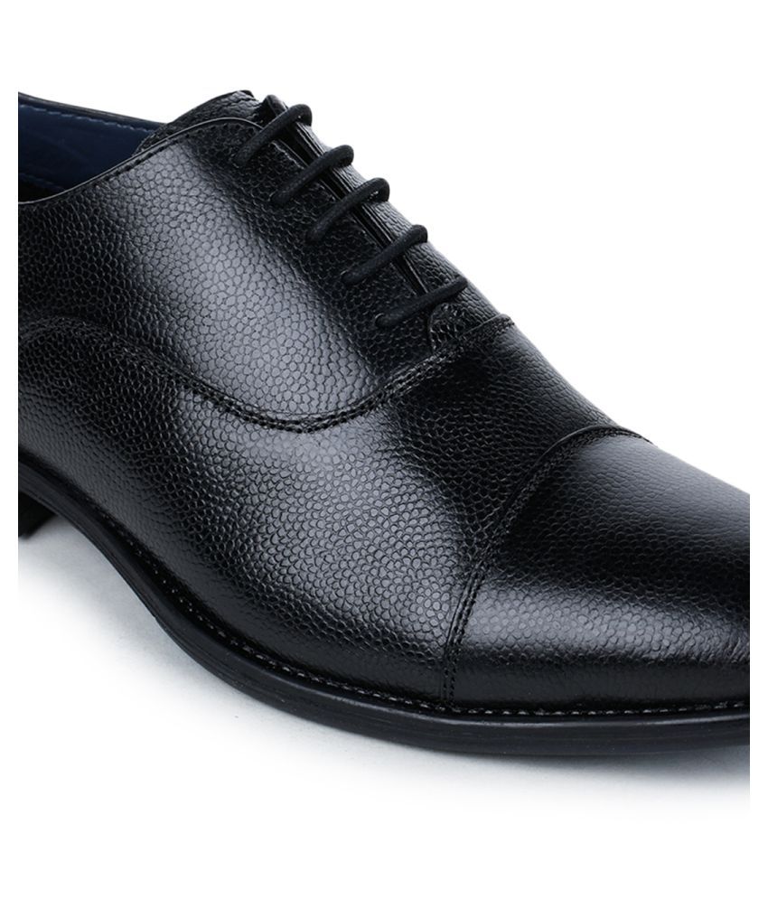 Bruno Manetti Genuine Leather Black Formal Shoes Price in India- Buy ...