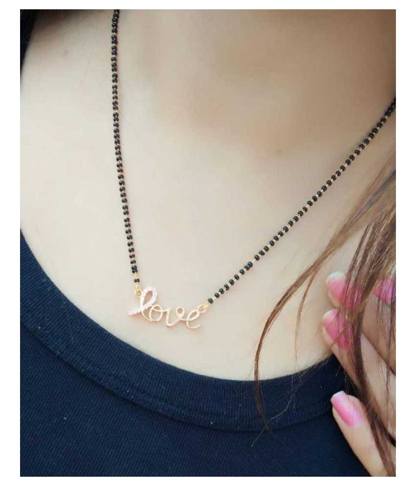 Mamata Traditional Love Shape Stylish Design Gold Plated American Diamond Mangalsutra For Women And Girls Buy Mamata Traditional Love Shape Stylish Design Gold Plated American Diamond Mangalsutra For Women And Girls Online
