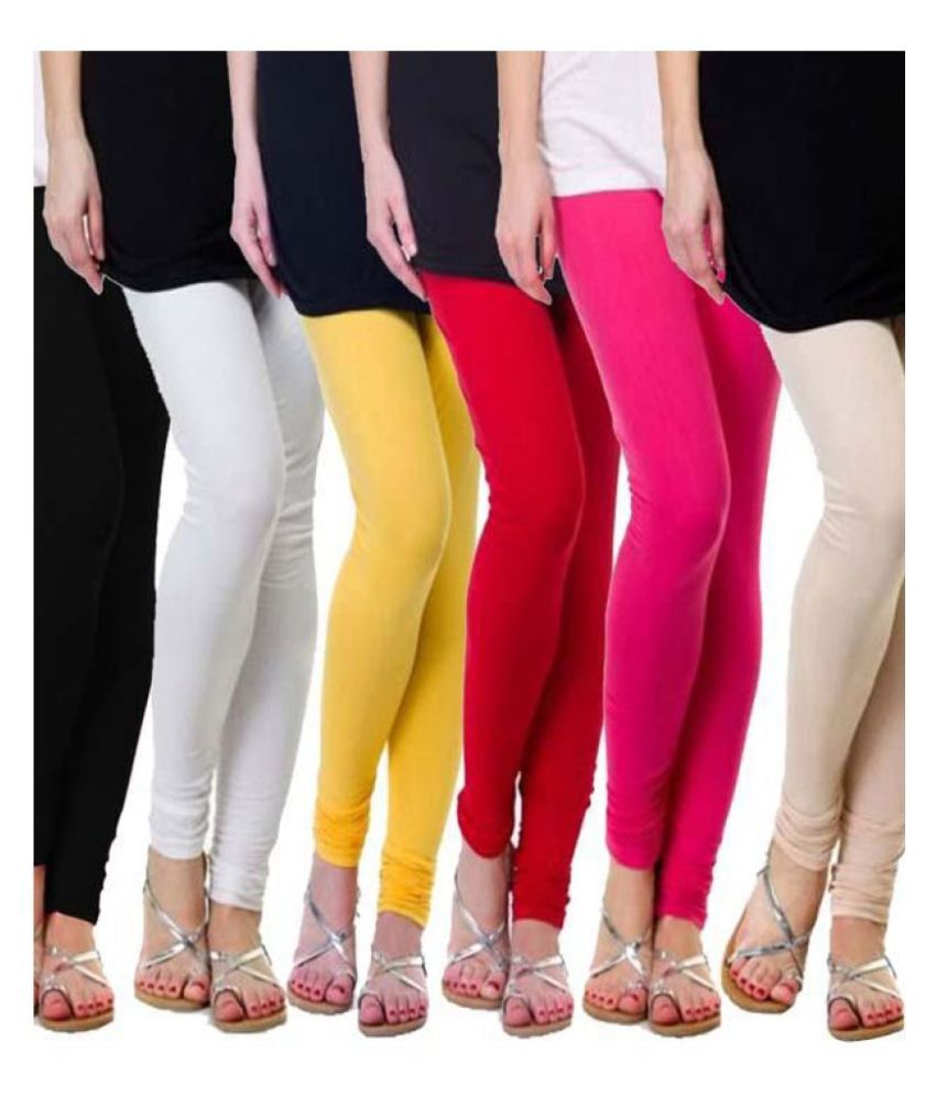 Famaya Combo Of 6 Leggings For Girls 