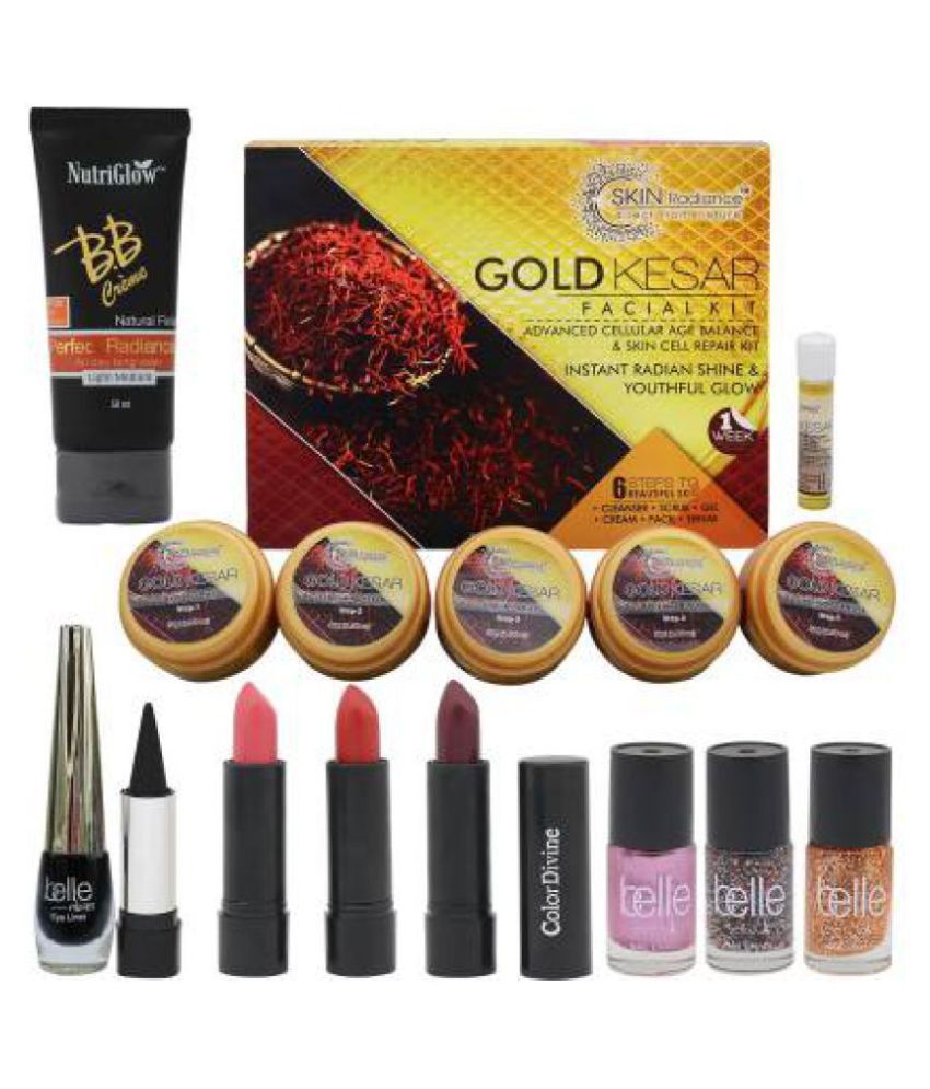 gold kesar facial kit