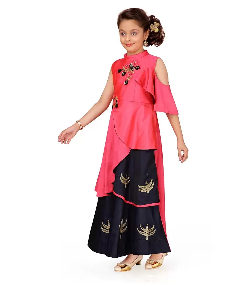 Aika  Green Georgette Girls Gown  Pack of 1   Buy Aika  Green  Georgette Girls Gown  Pack of 1  Online at Low Price  Snapdeal