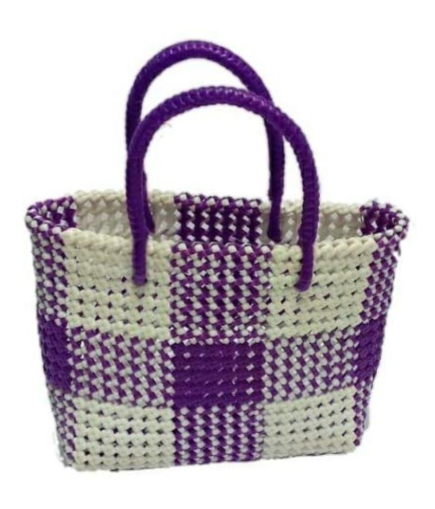 Buy SK Creations Purple Shopping Bags 1 Pc at Best Prices in India