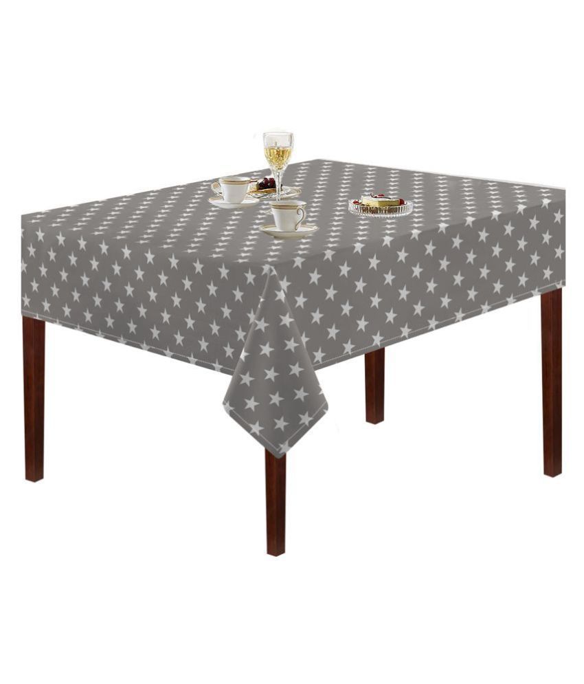     			Oasis Hometex - Light Grey Cotton Table Cover (Pack of 1)