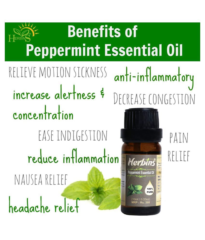 Herbins Peppermint Hair Oil 10 mL: Buy Herbins Peppermint Hair Oil 10 ...