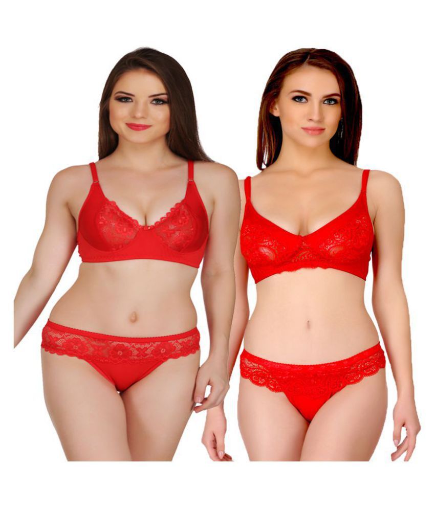 Buy Urbaano Lycra Bra And Panty Set Online At Best Prices In India Snapdeal