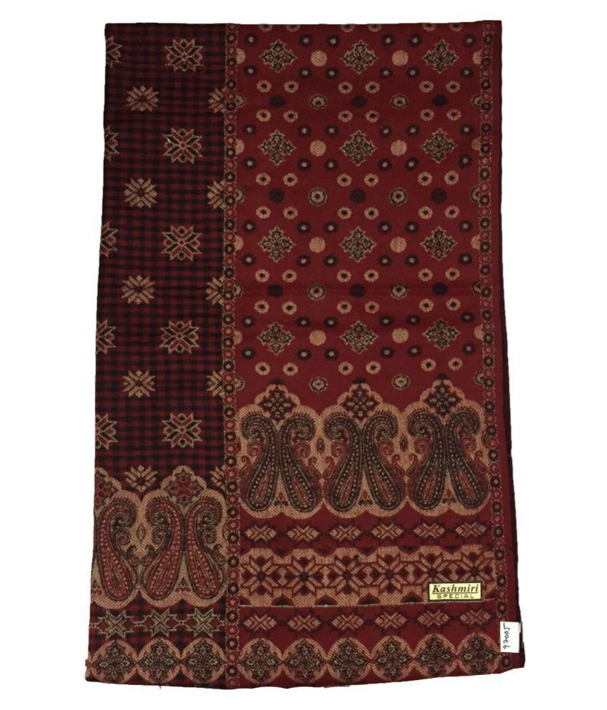 kashmiri shawls Brown LoomWoven Shawl Price in India Buy kashmiri