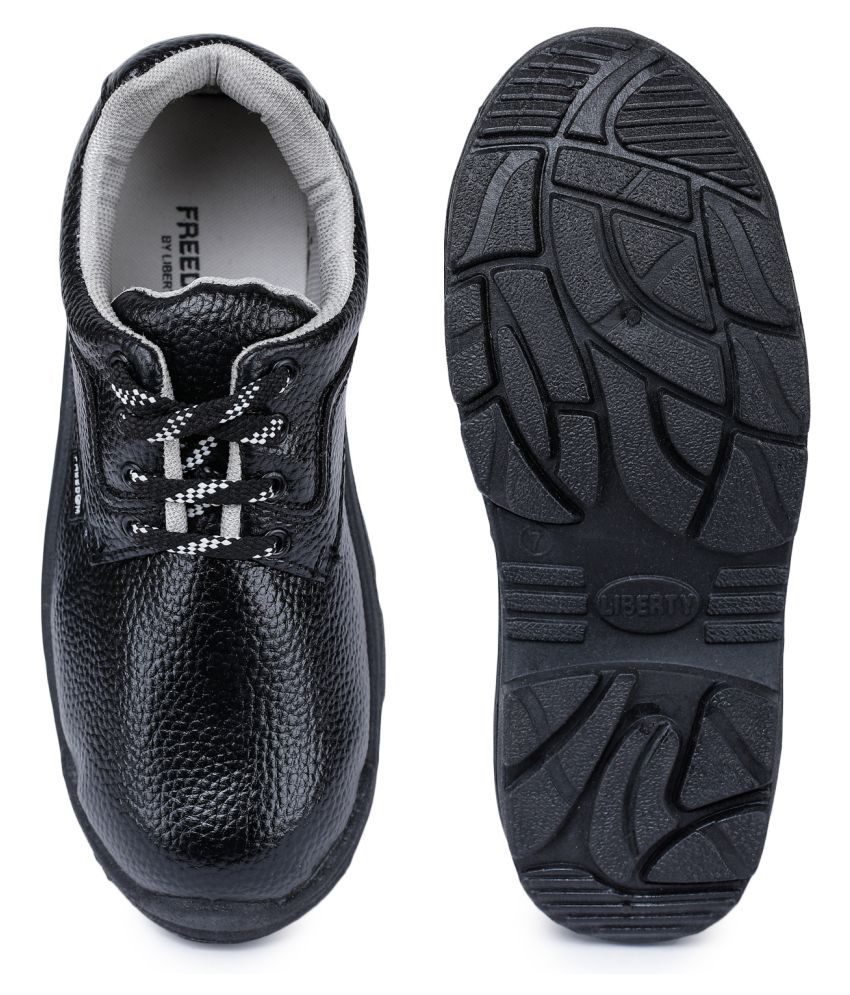 Buy Liberty Low Ankle Black Safety Shoes Online At Best Price In India Snapdeal 6075