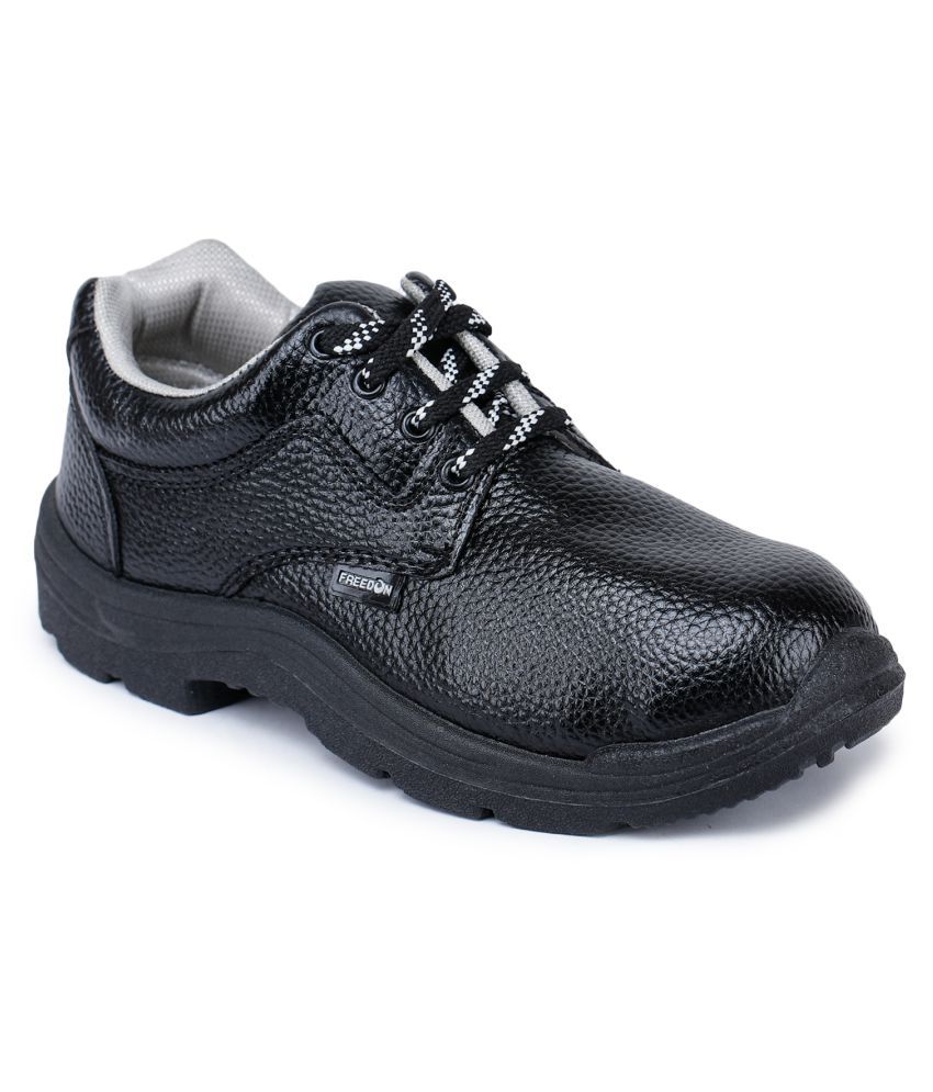 Buy Liberty Low Ankle Black Safety Shoes Online at Low Price in India ...