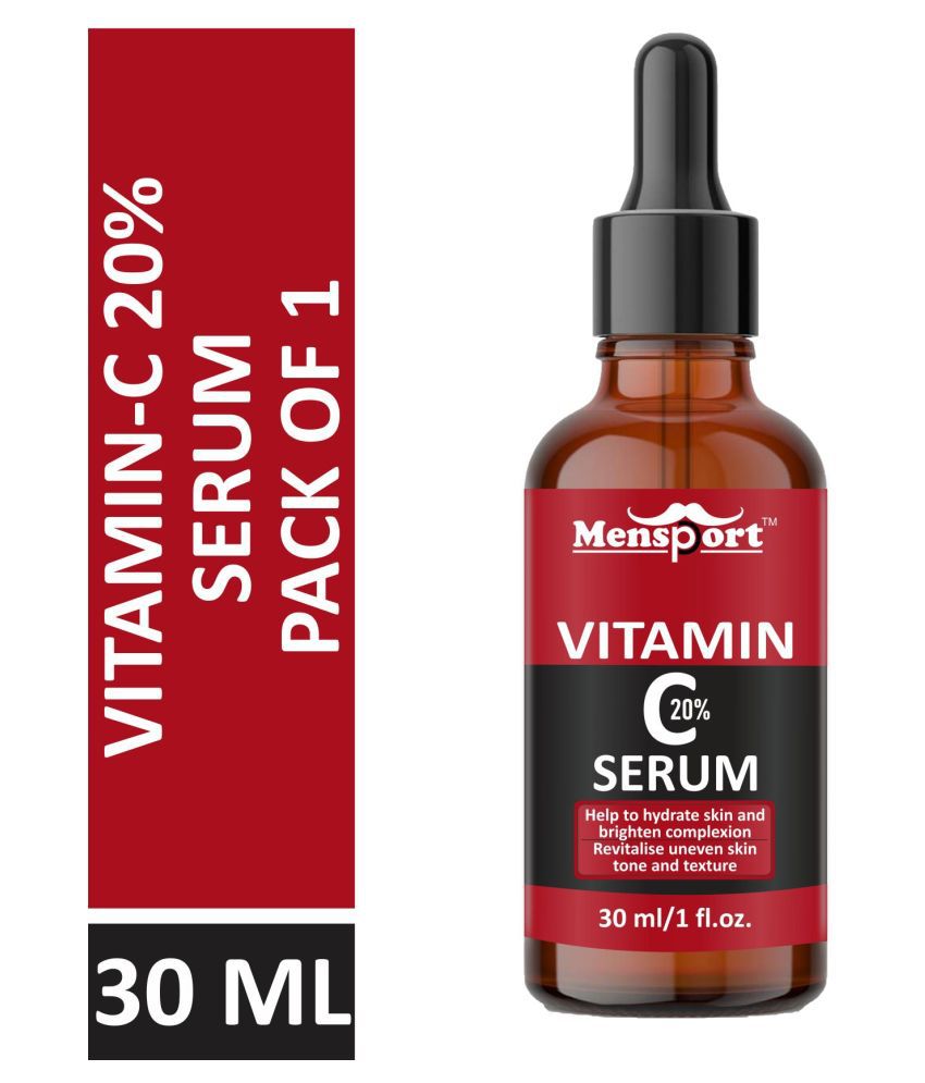 Mensport Vitamin C Face Serum- For Skin Lightening & Brightening Face Serum 30 mL