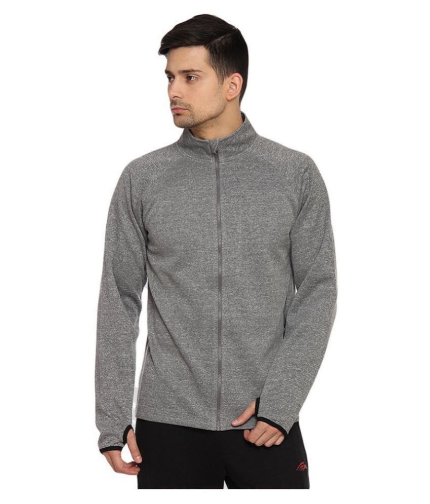 PERF Grey Polyester Fleece Jacket Single Pack - Buy PERF Grey Polyester ...