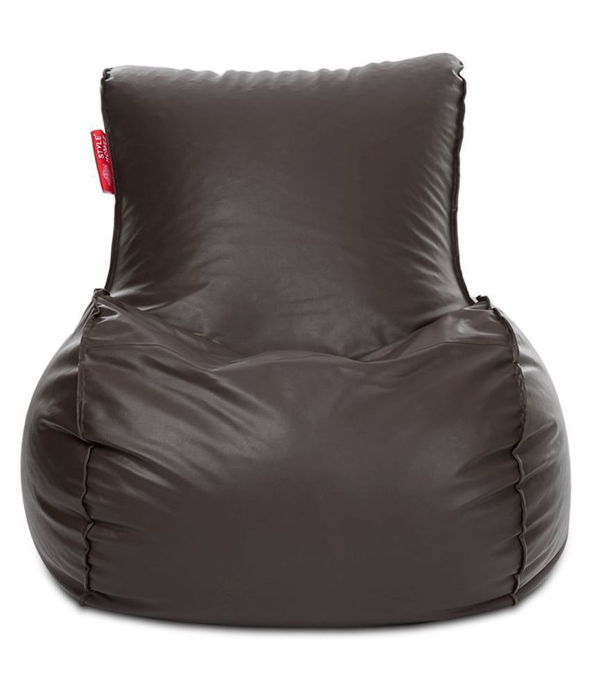 Home Story Mambo Bean Bag Cover Without Beans- XXXL Size- Chocolate Brown (Only Cover- Fillers NOT Included)
