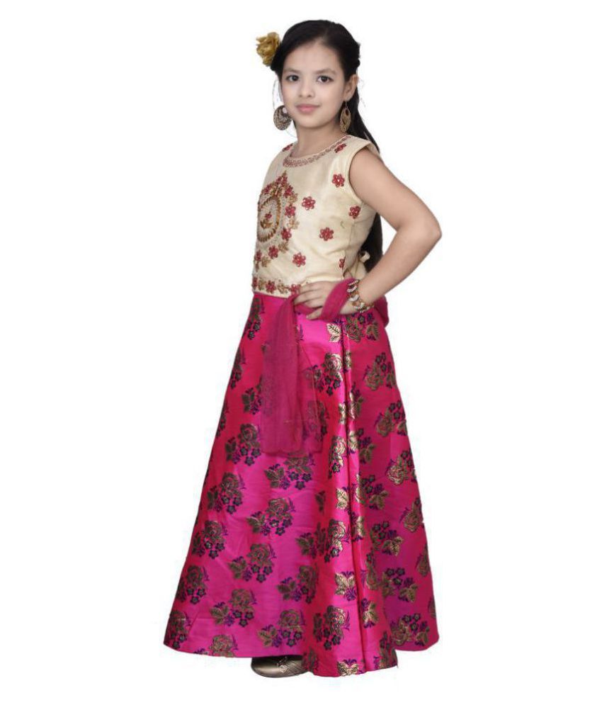 Martha Girls Lehenga Choli Ethnic Wear Embroidered Lehenga, Choli and  Dupatta Set Price in India - Buy Martha Girls Lehenga Choli Ethnic Wear  Embroidered Lehenga, Choli and Dupatta Set online at Flipkart.com