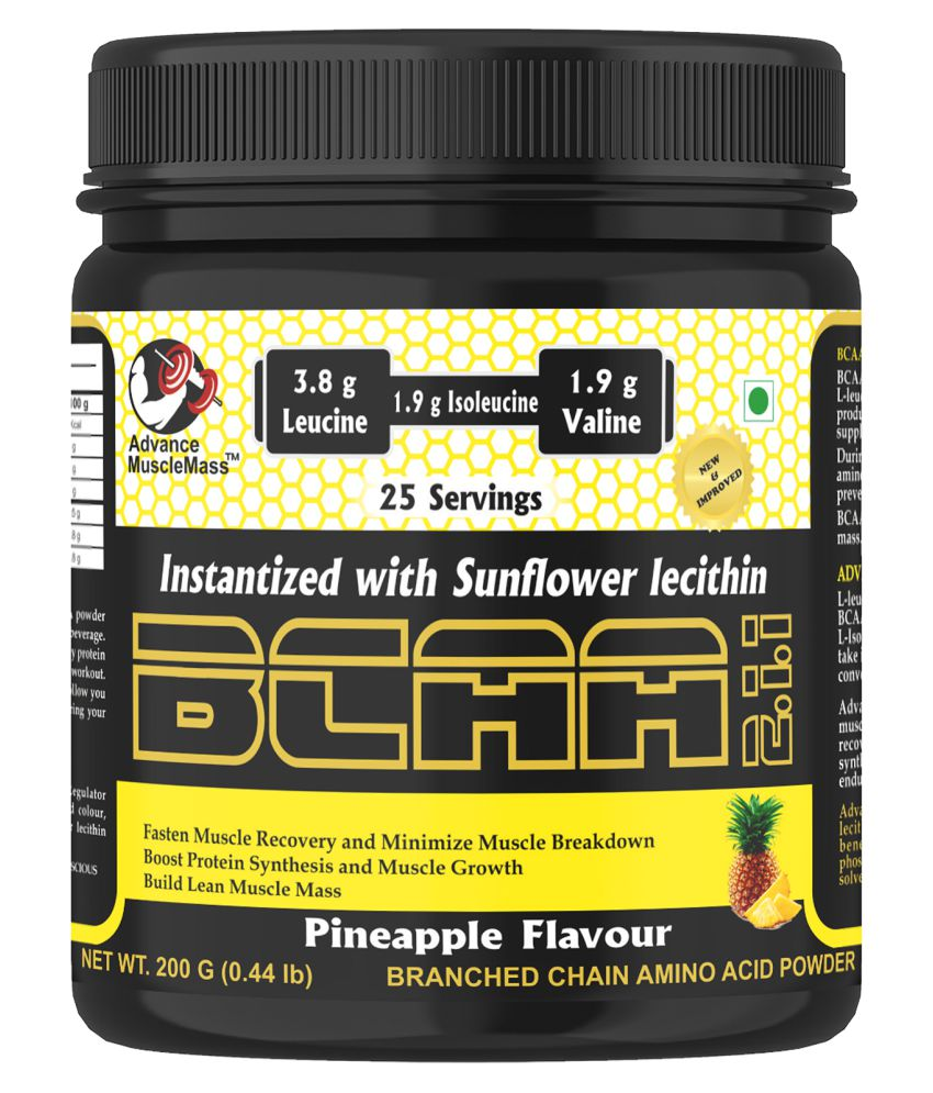 Advance MuscleMass BCAA Energy drink for Workout 200 gm