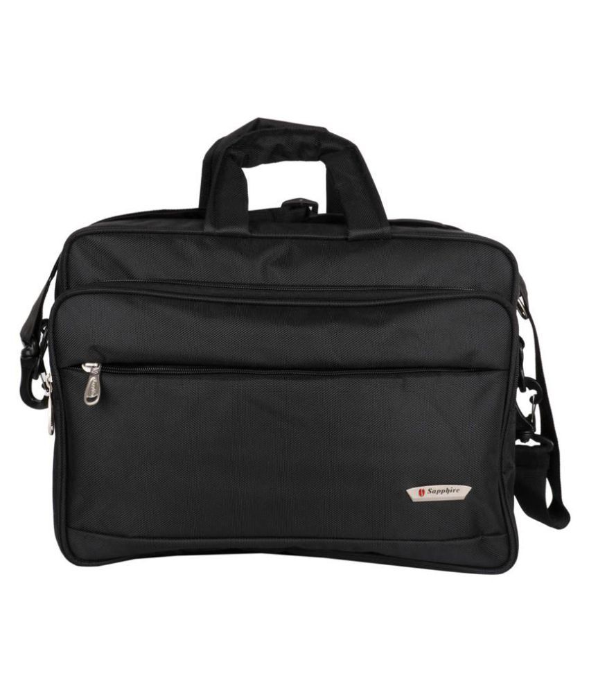 Sapphire EMAIL Black Polyester Office Bag - Buy Sapphire EMAIL Black ...