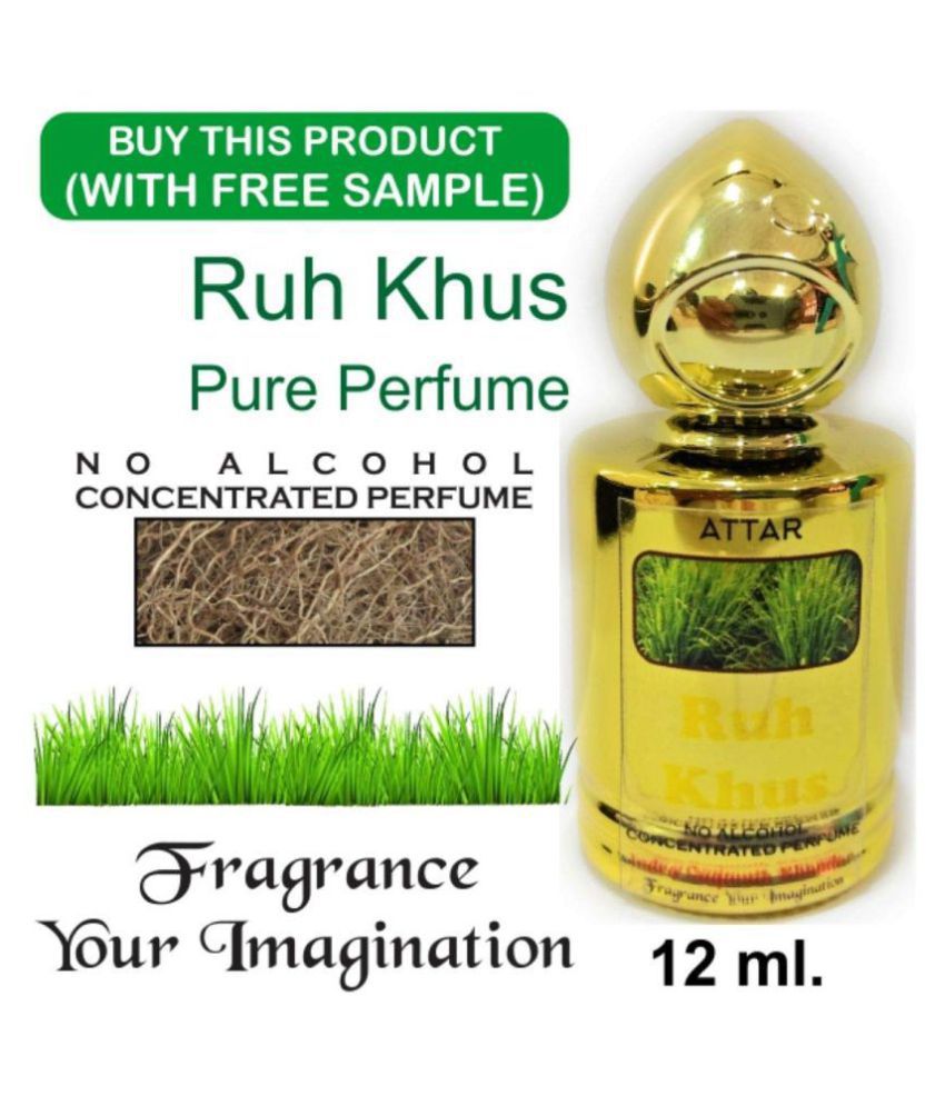     			INDRA SUGANDH BHANDAR Attar Ruh Khus Vetiver Oil Very Long-Lasting Fragrance Perfume (12 ml)