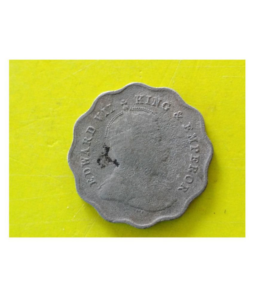 1 Anna - Edward VII 1909 Copper-nickel • 3.9 g • ⌀ 20.5 mm KM# 504 BRITISH INDIA