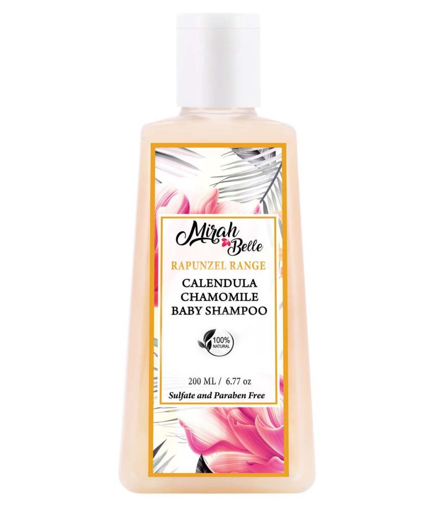 Mirah Belle Natural & Organic - Calendula Chamomile Sensitive Scalp - Sulfate & Paraben Free Shampoo 200 mL