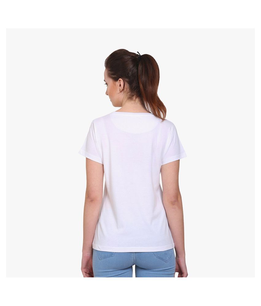 Buy FHM Cotton White T-Shirts Online at Best Prices in India - Snapdeal