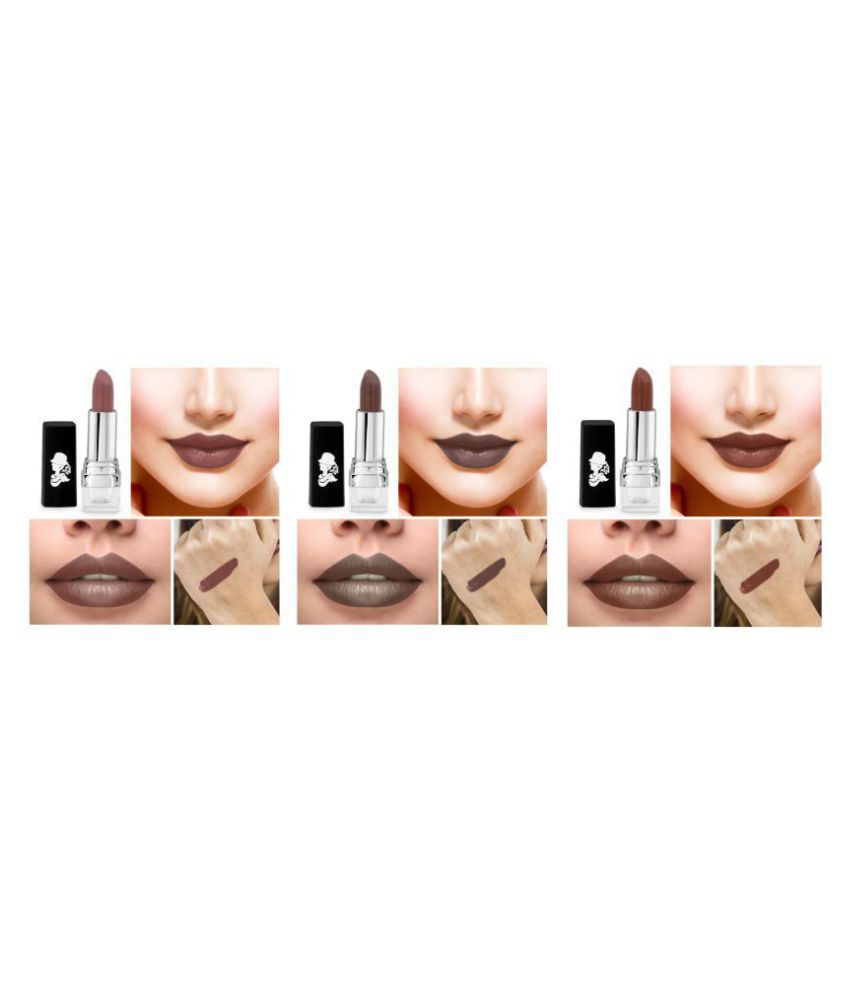 Greyon Moisturizing Lipstick 81-95-103 Multicolor Pack of 3