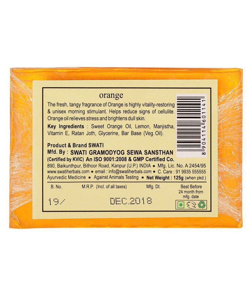 Khadi Swati Lemon Strawberry Almond Aloevera Orange Soap 500 G Pack Of 4 Buy Khadi Swati Lemon Strawberry Almond Aloevera Orange Soap 500 G Pack Of 4 At Best Prices In India Snapdeal