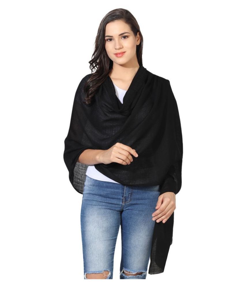     			MUFFLY Black Shawl