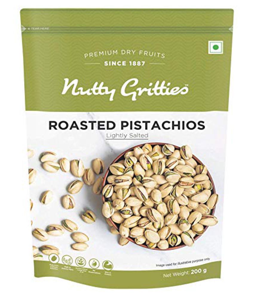     			Nutty Gritties Pistachio Nut (Pista) 200 g Pack of 2