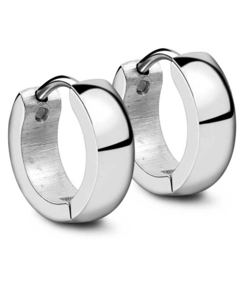 Mens Jewellery Silver Bali Stud Mens Earing / Ear rings Combo For Men